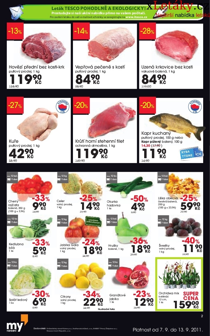 leták Tesco leták strana 1 leták Tesco leták strana 1