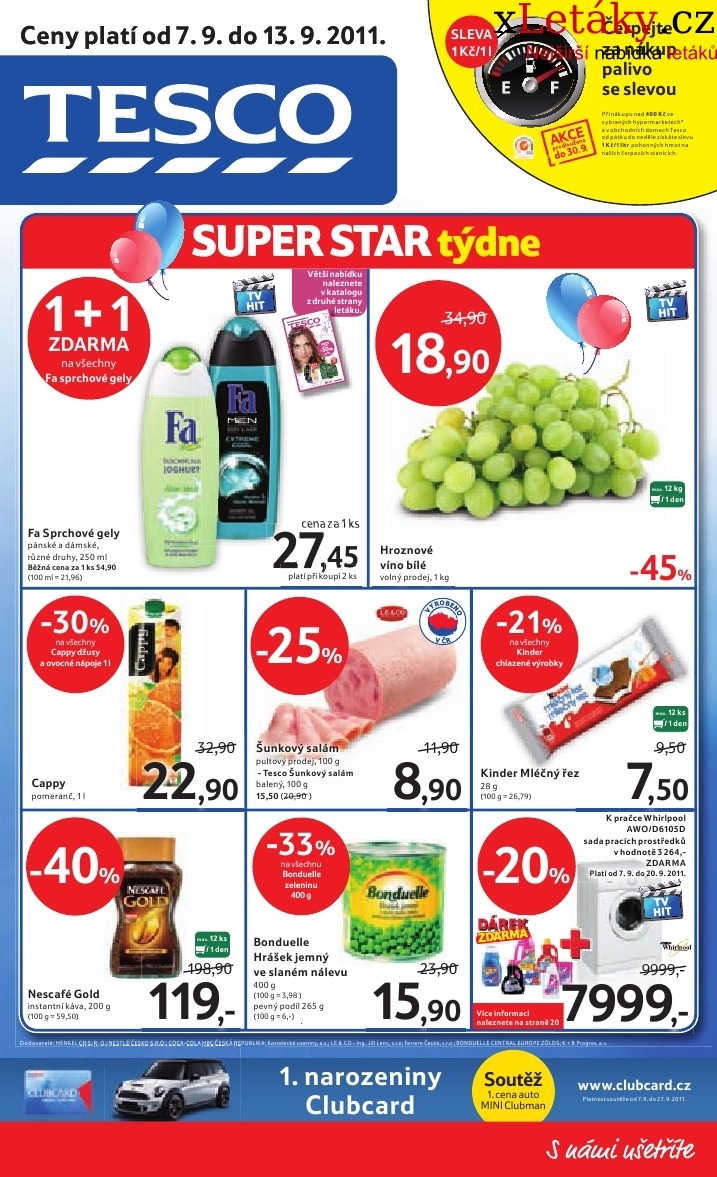 leták Tesco akční leták strana 1 leták Tesco akční leták strana 1