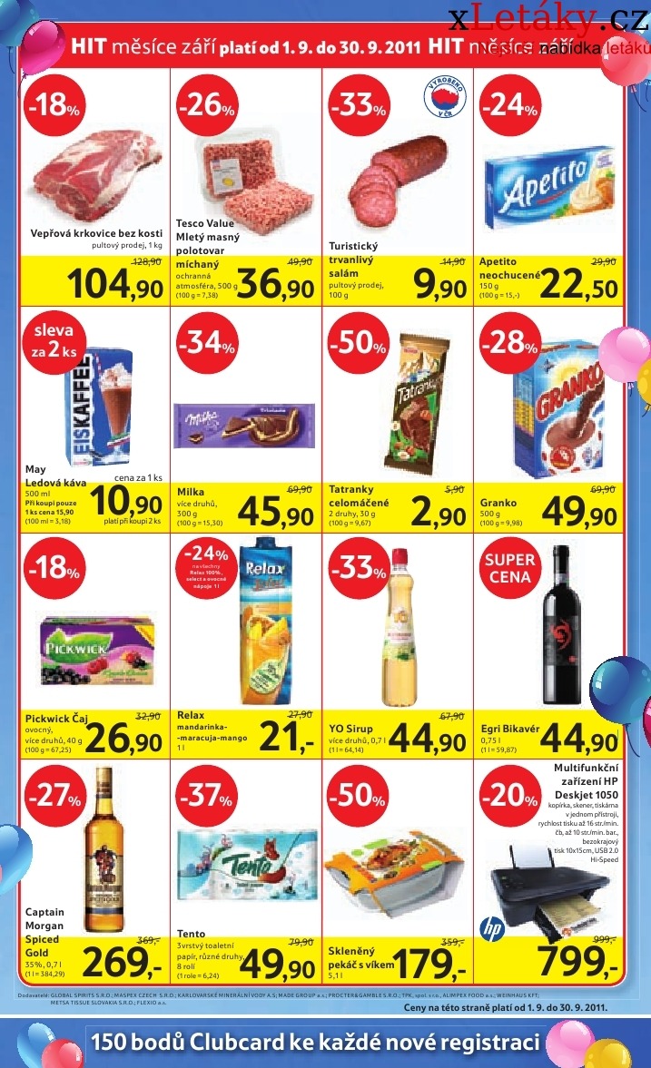 leták Tesco akční leták strana 1 leták Tesco akční leták strana 1