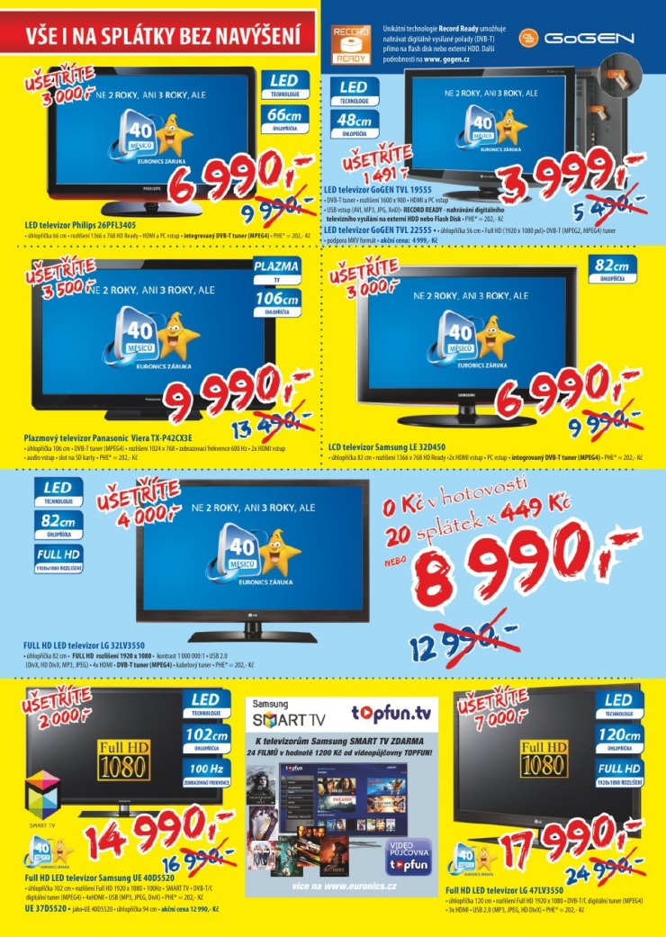 leták Euronics strana 1 leták Euronics strana 1