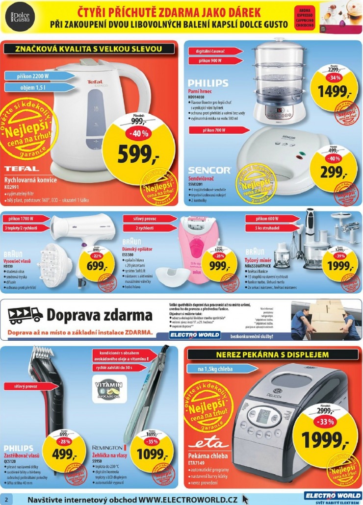 leták Electro World strana 1 leták Electro World strana 1