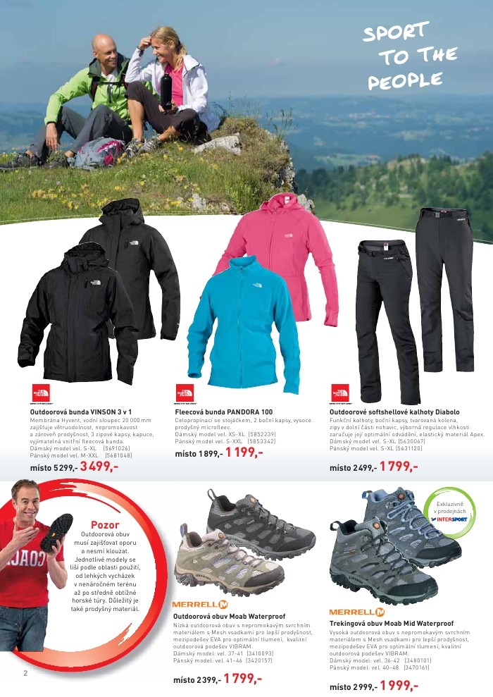 leták Intersport strana 1 leták Intersport strana 1