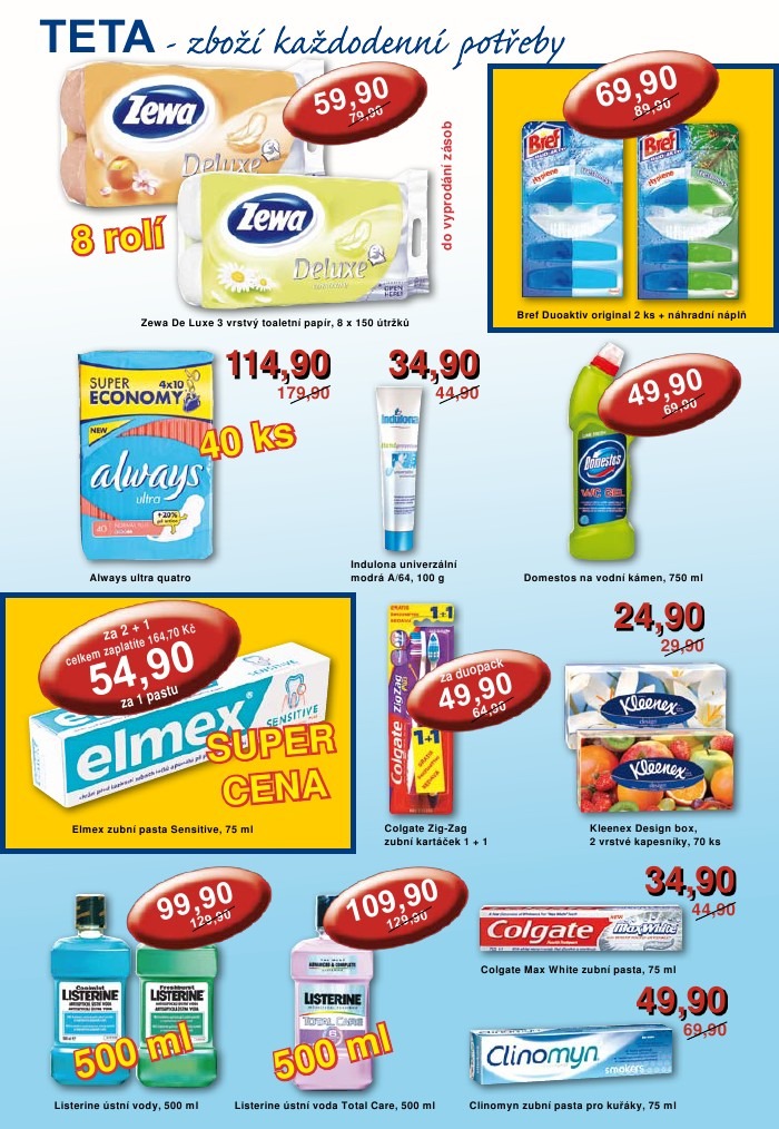 leták TETA drogerie strana 1 leták TETA drogerie strana 1