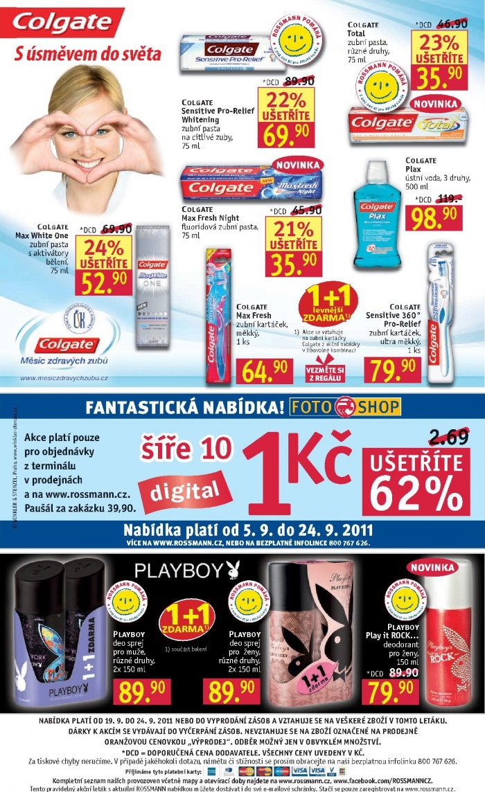 leták Rossmann strana 1 leták Rossmann strana 1