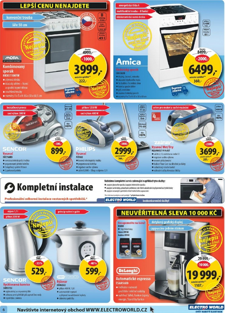 leták Electro World strana 1 leták Electro World strana 1
