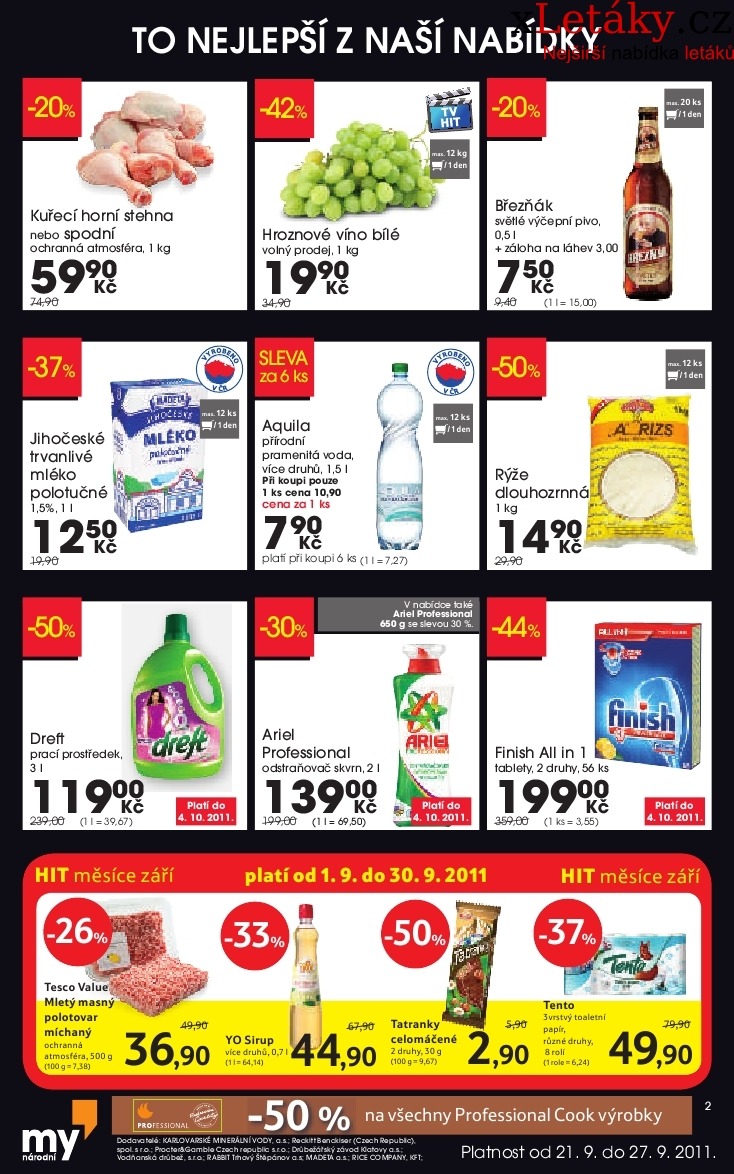 leták Tesco leták strana 1 leták Tesco leták strana 1