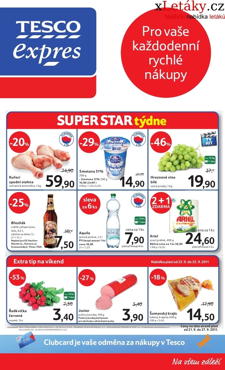 letk Tesco aktuln letk strana 1