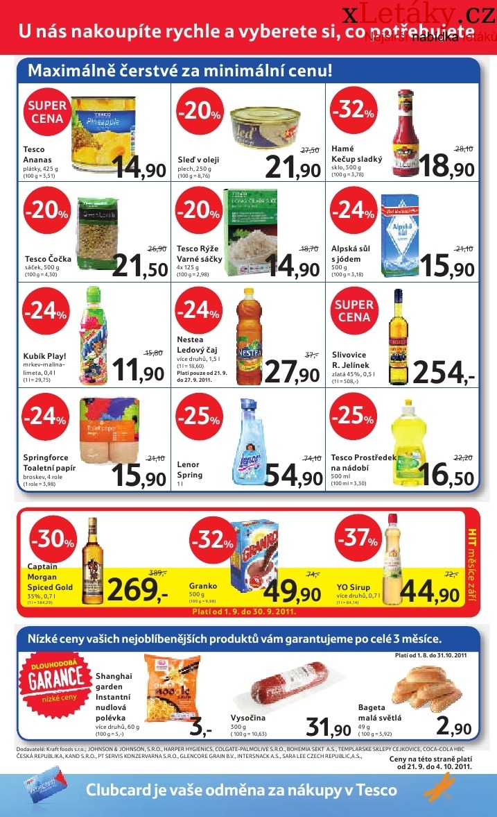 leták Tesco aktuální leták strana 1 leták Tesco aktuální leták strana 1