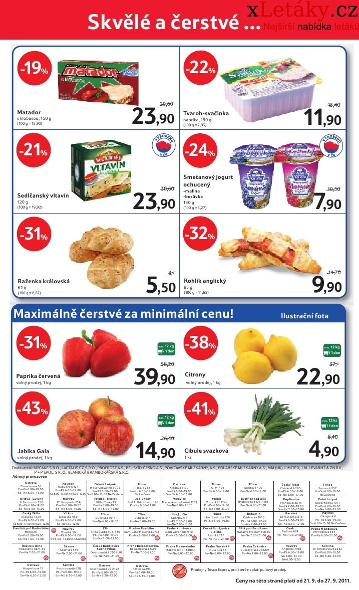 leták Tesco aktuální leták strana 1 leták Tesco aktuální leták strana 1