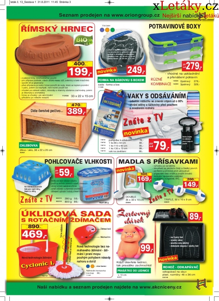leták Orion aktuální leták strana 1 leták Orion aktuální leták strana 1