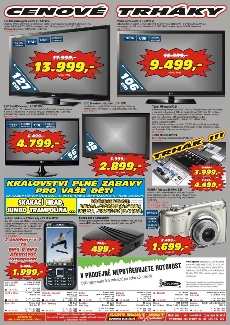 leták Elektro Spáčil strana 1 leták Elektro Spáčil strana 1