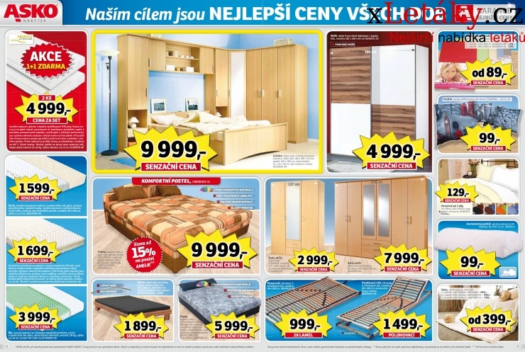 leták Asko nábytek akční leták strana 1 leták Asko nábytek akční leták strana 1