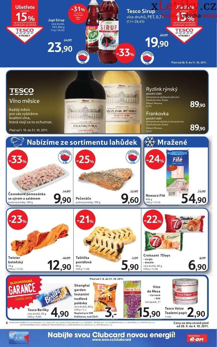 let�k Tesco aktu�ln� let�k strana 1