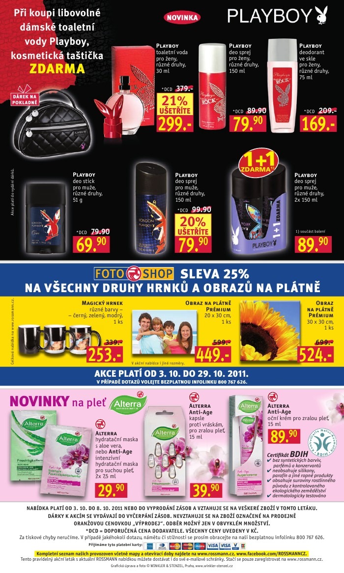 leták Rossmann strana 1 leták Rossmann strana 1