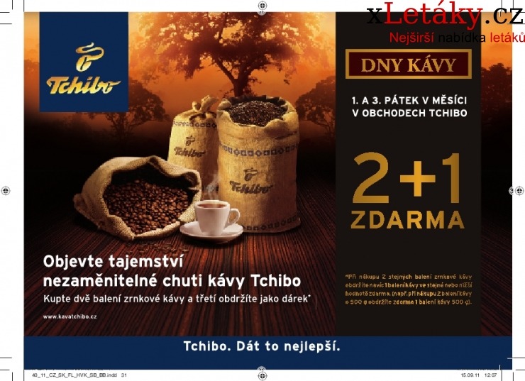 leták Tchibo akční leták strana 1 leták Tchibo akční leták strana 1