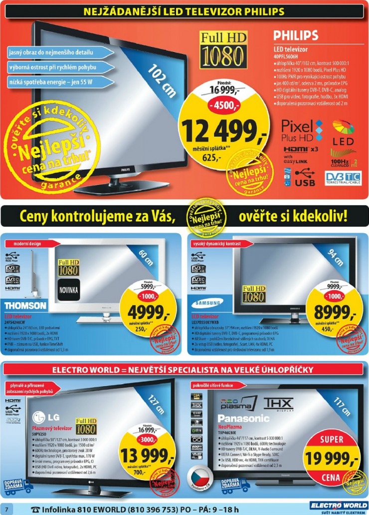 leták Electro World strana 1 leták Electro World strana 1