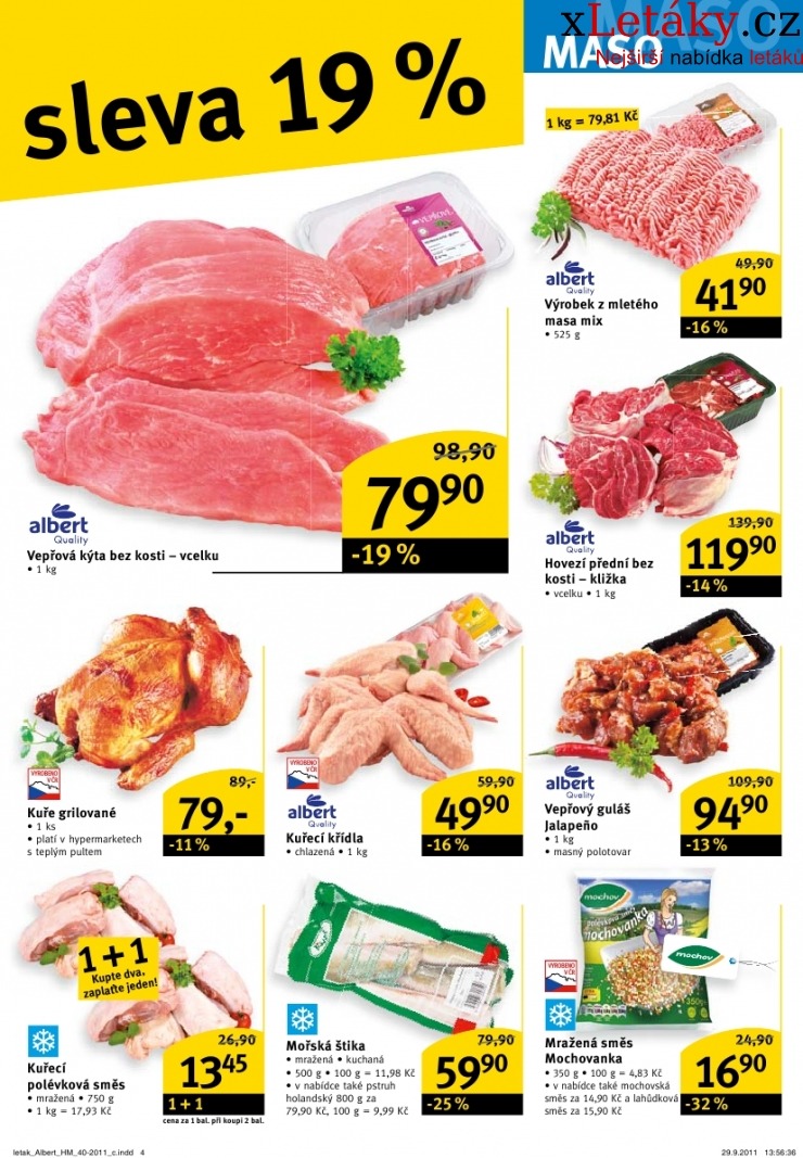 leták Albert Hypermarket leták strana 1 leták Albert Hypermarket leták strana 1