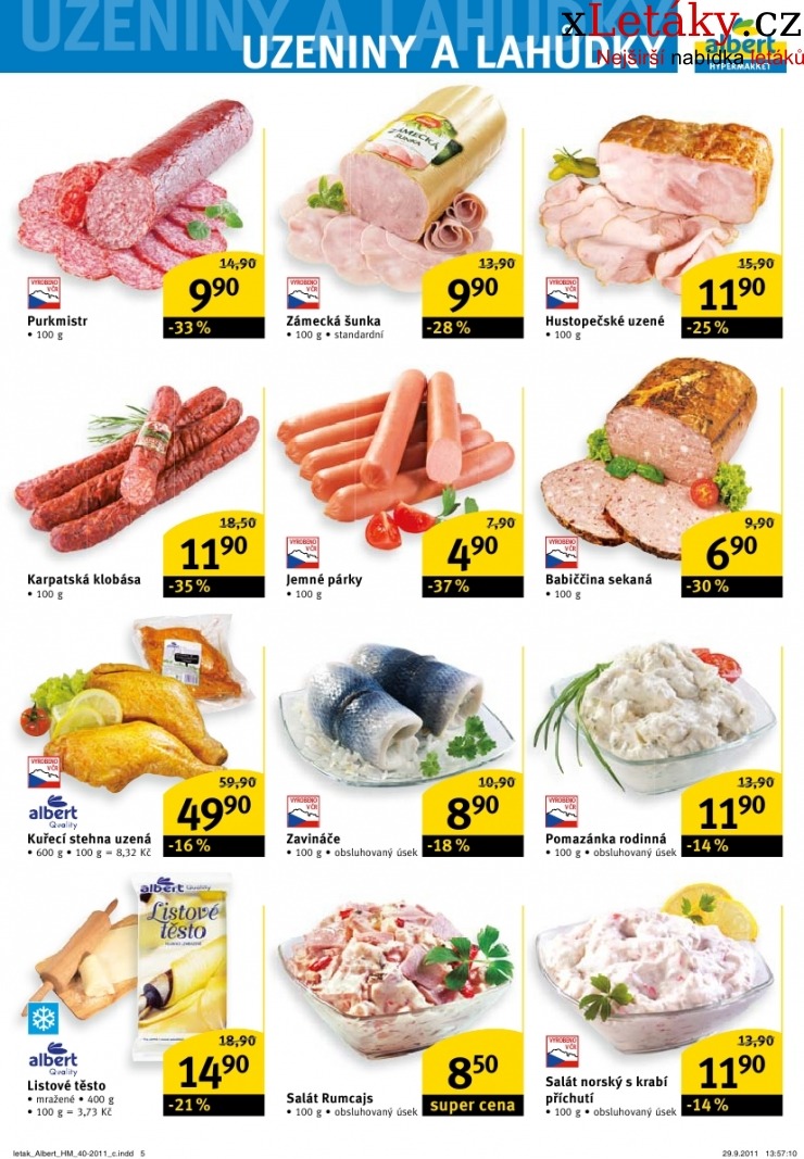 leták Albert Hypermarket leták strana 1 leták Albert Hypermarket leták strana 1