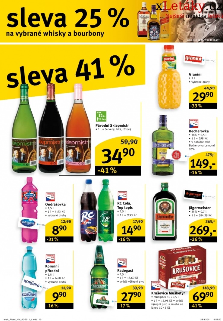 leták Albert Hypermarket leták strana 1 leták Albert Hypermarket leták strana 1