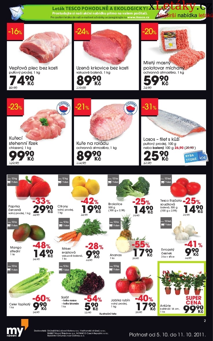 leták Tesco leták strana 1 leták Tesco leták strana 1