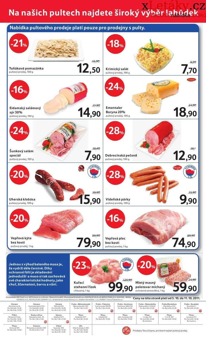 leták Tesco aktuální leták strana 1 leták Tesco aktuální leták strana 1