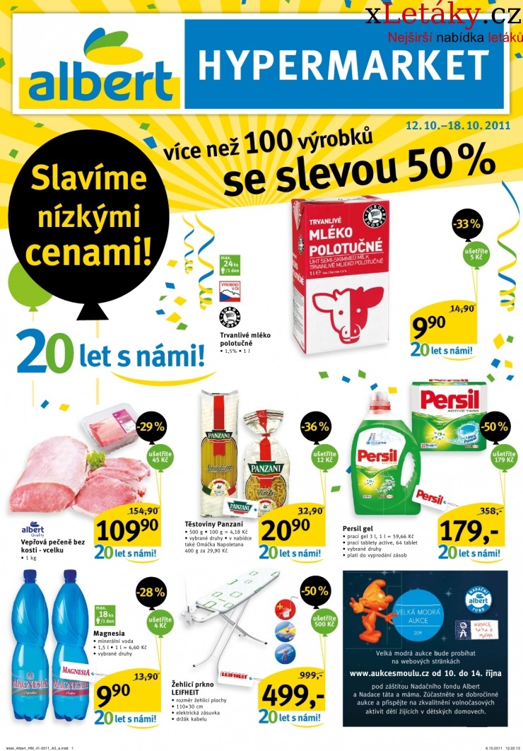 leták Albert Hypermarket leták strana 1 leták Albert Hypermarket leták strana 1