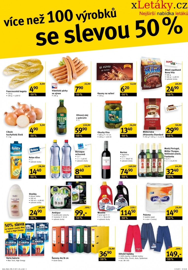 leták Albert Hypermarket leták strana 1 leták Albert Hypermarket leták strana 1