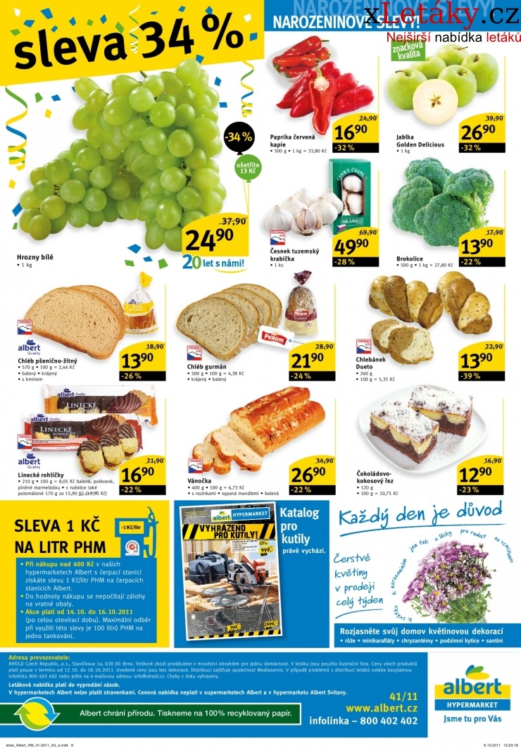 leták Albert Hypermarket leták strana 1 leták Albert Hypermarket leták strana 1