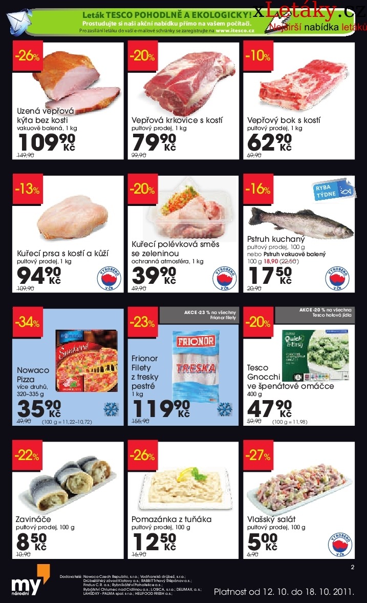 leták Tesco leták strana 1 leták Tesco leták strana 1