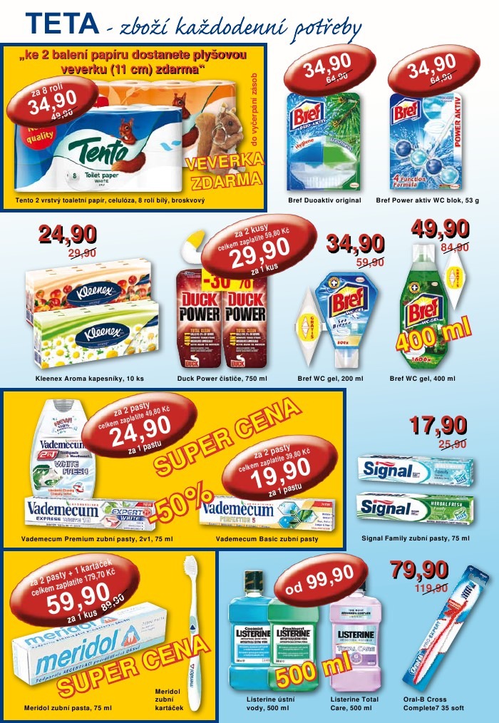 leták TETA drogerie strana 1 leták TETA drogerie strana 1