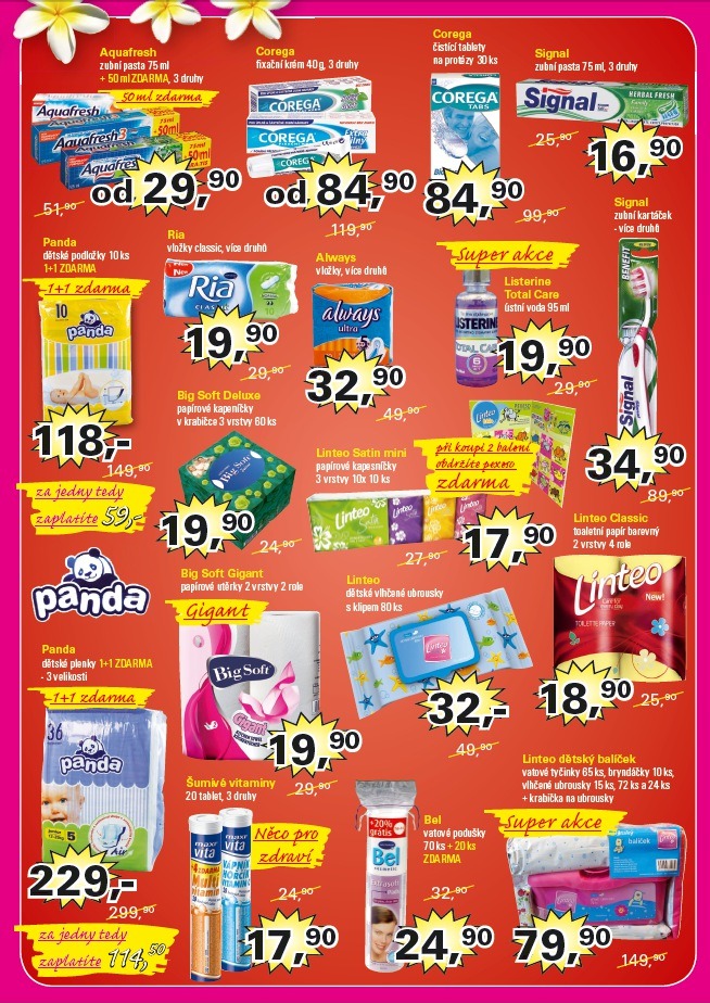 leták Jasmín drogerie strana 1 leták Jasmín drogerie strana 1