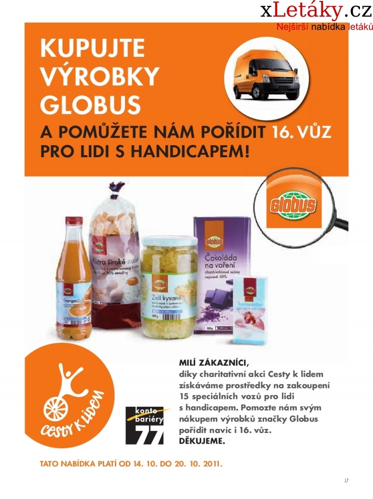 leták Globus leták strana 1 leták Globus leták strana 1
