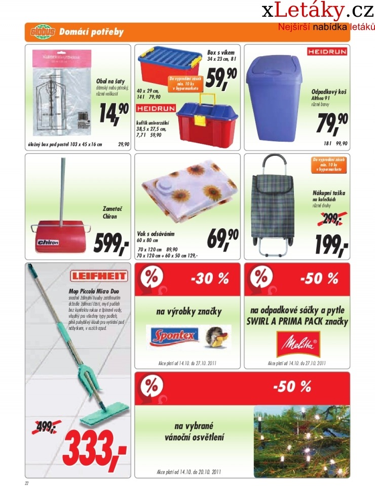 leták Globus leták strana 1 leták Globus leták strana 1