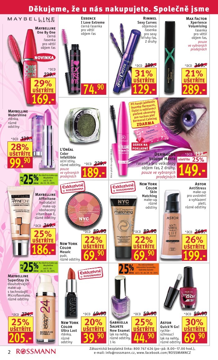 leták Rossmann strana 1 leták Rossmann strana 1