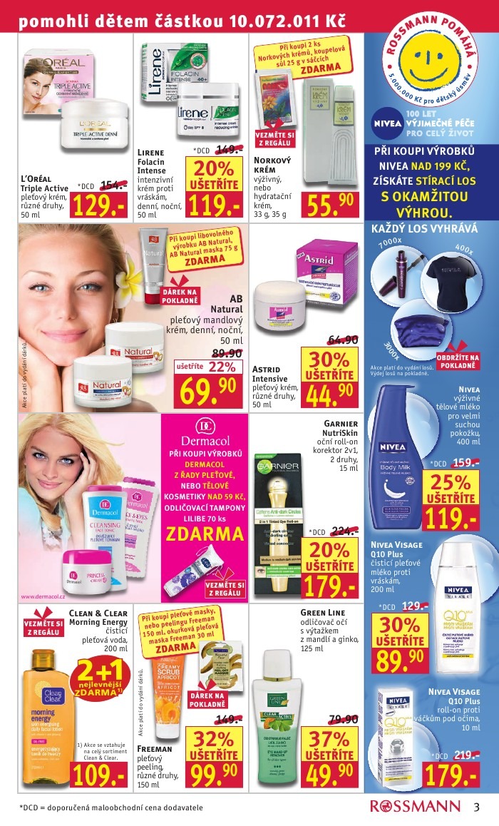 leták Rossmann strana 1 leták Rossmann strana 1