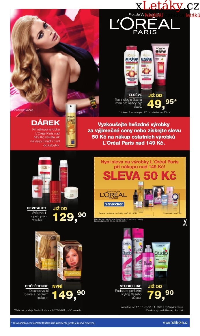 leták Schlecker akční leták strana 1 leták Schlecker akční leták strana 1