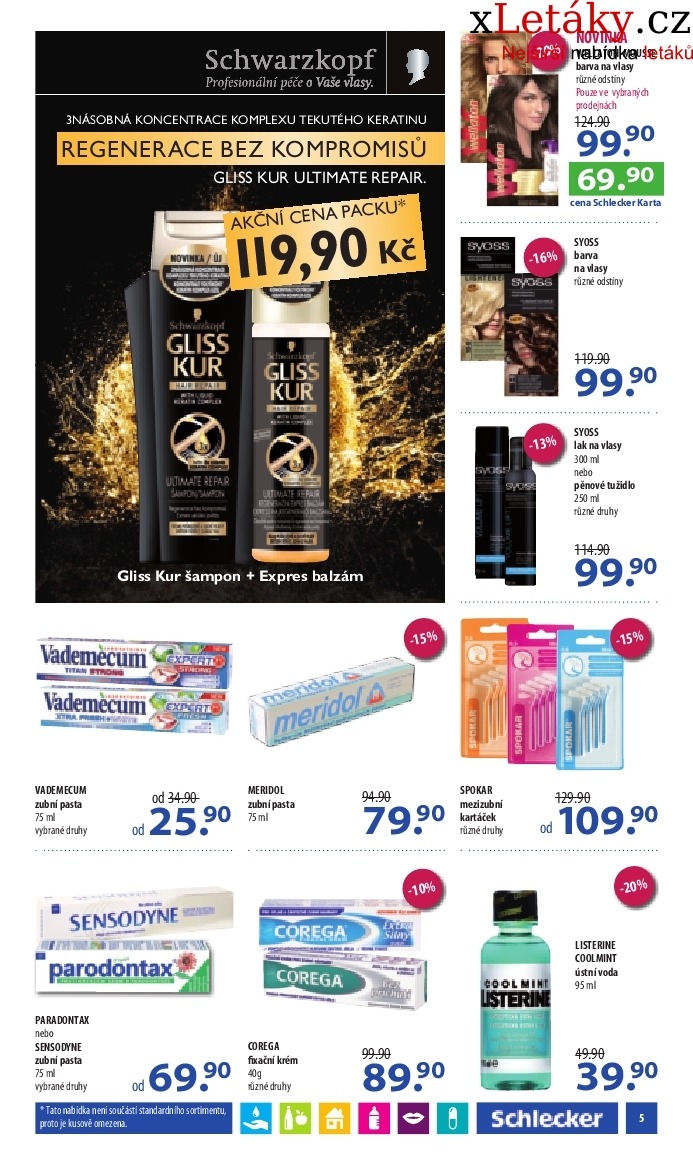 leták Schlecker akční leták strana 1 leták Schlecker akční leták strana 1