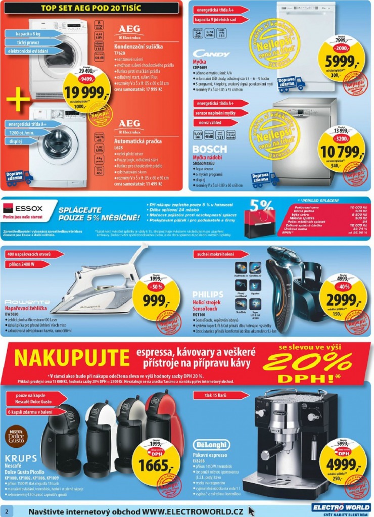leták Electro World strana 1 leták Electro World strana 1