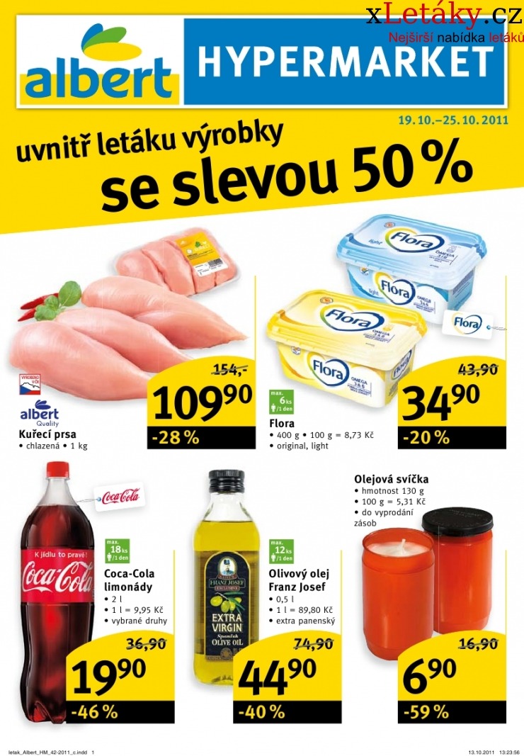 leták Albert Hypermarket leták strana 1 leták Albert Hypermarket leták strana 1