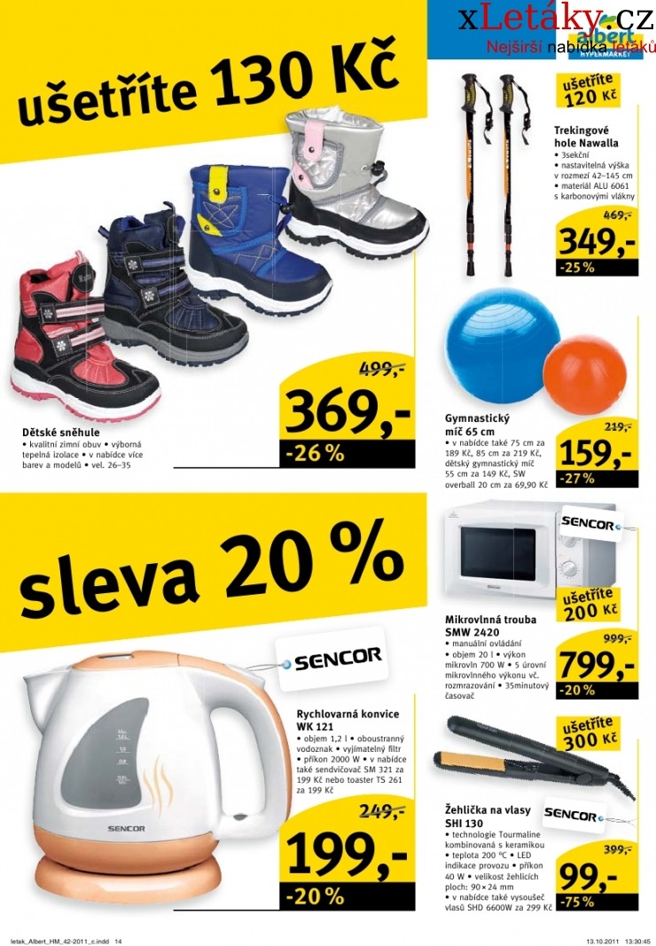 leták Albert Hypermarket leták strana 1 leták Albert Hypermarket leták strana 1