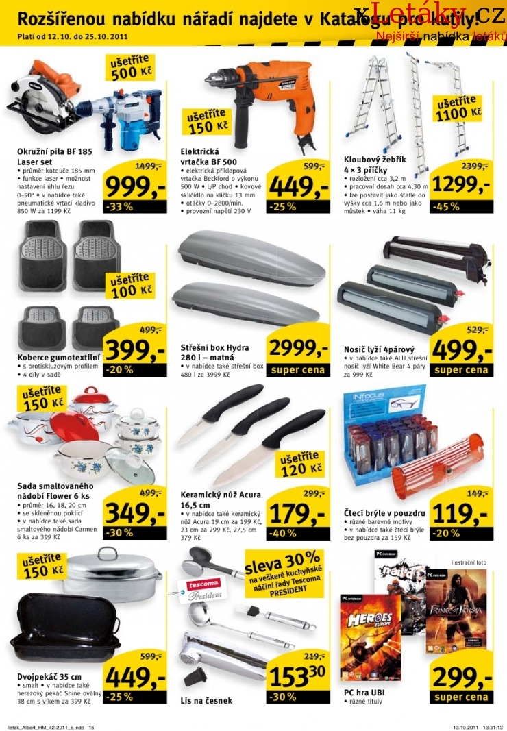 leták Albert Hypermarket leták strana 1 leták Albert Hypermarket leták strana 1