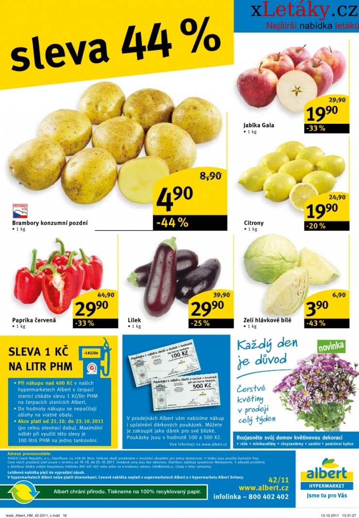 leták Albert Hypermarket leták strana 1 leták Albert Hypermarket leták strana 1