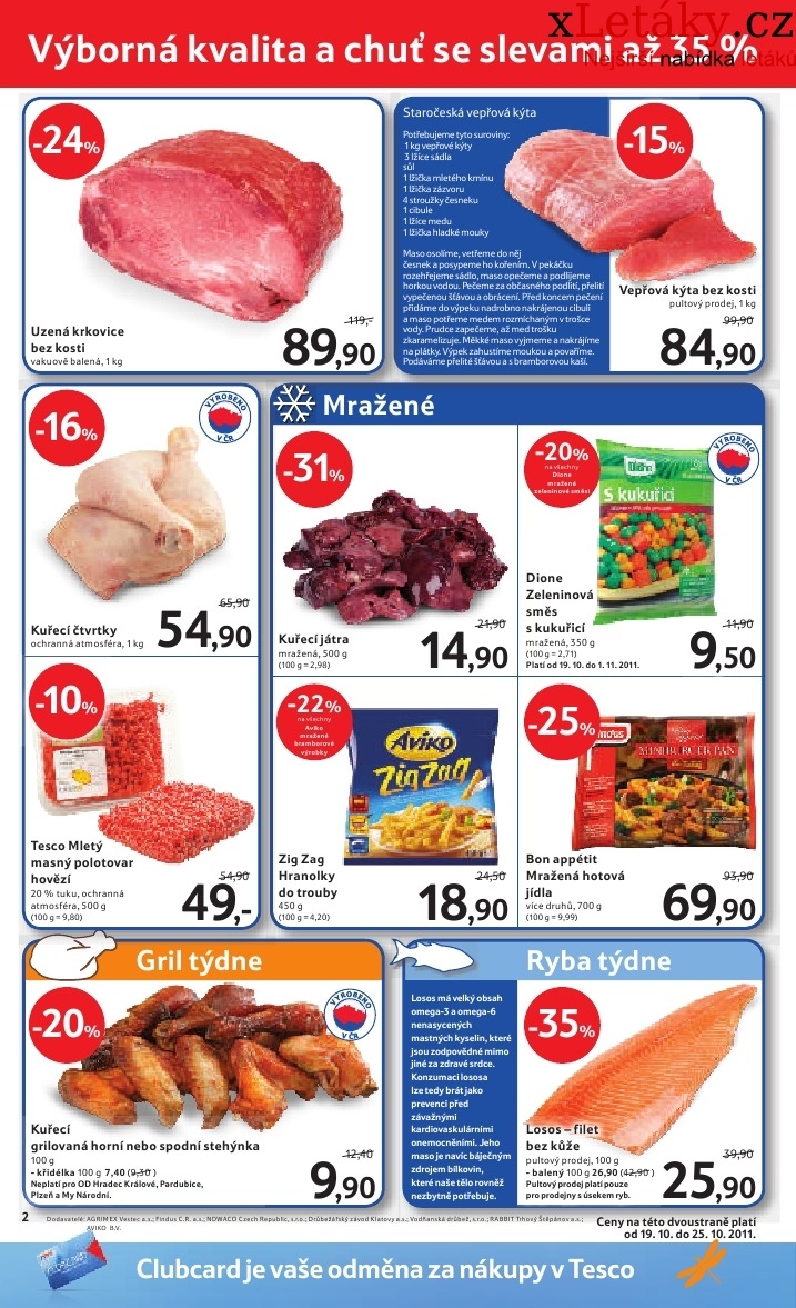 leták Tesco akční leták strana 1 leták Tesco akční leták strana 1