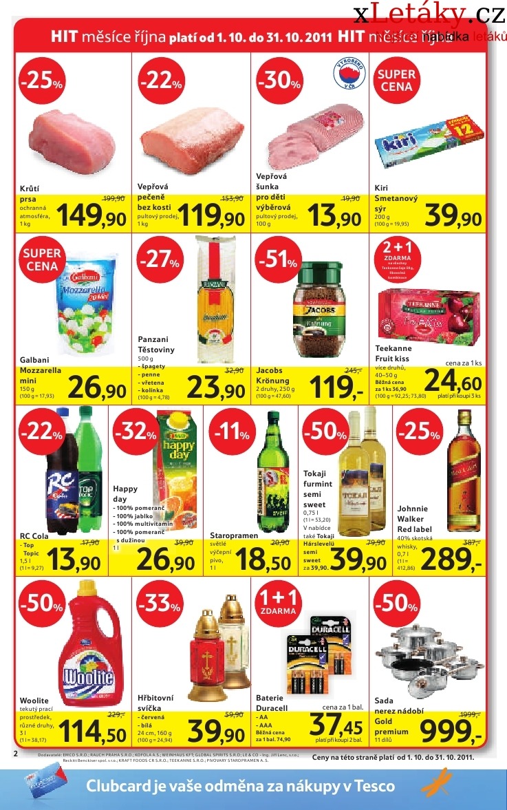 leták Tesco leták strana 1 leták Tesco leták strana 1