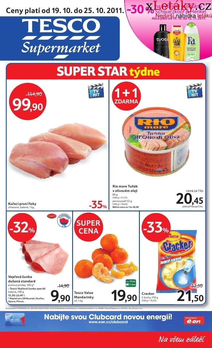 letk Tesco aktuln letk strana 1
