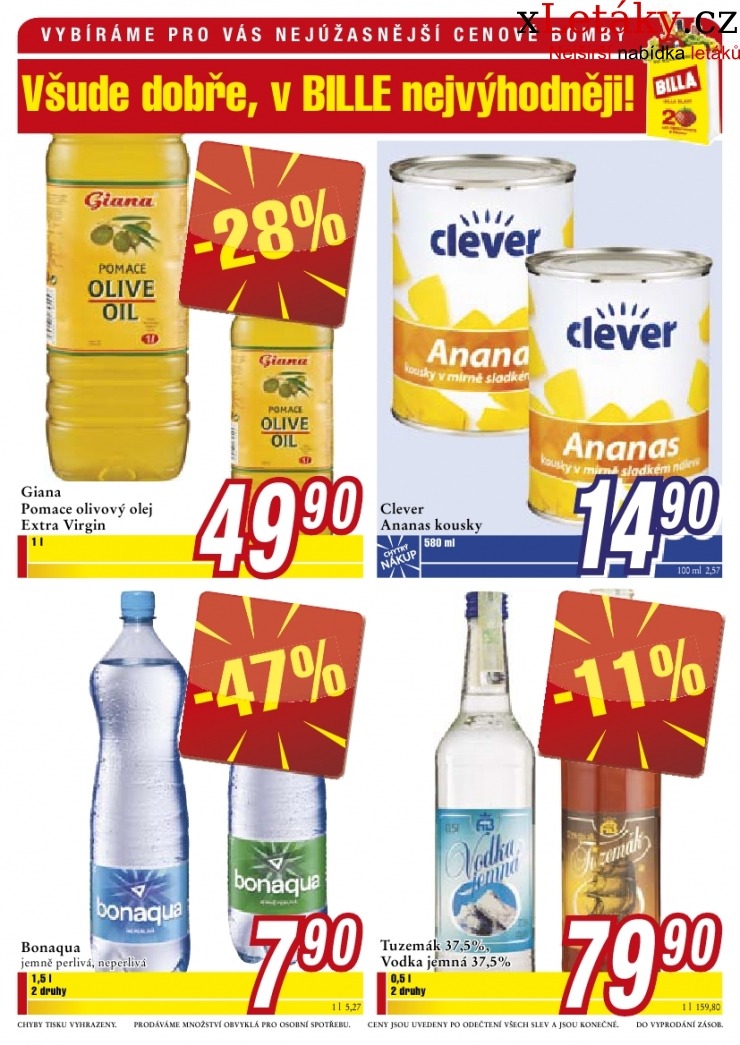 leták Billa leták strana 1 leták Billa leták strana 1
