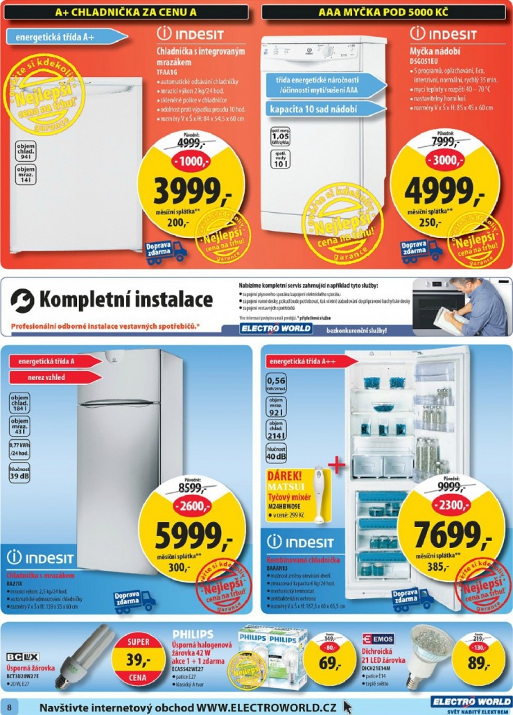 leták Electro World strana 1 leták Electro World strana 1