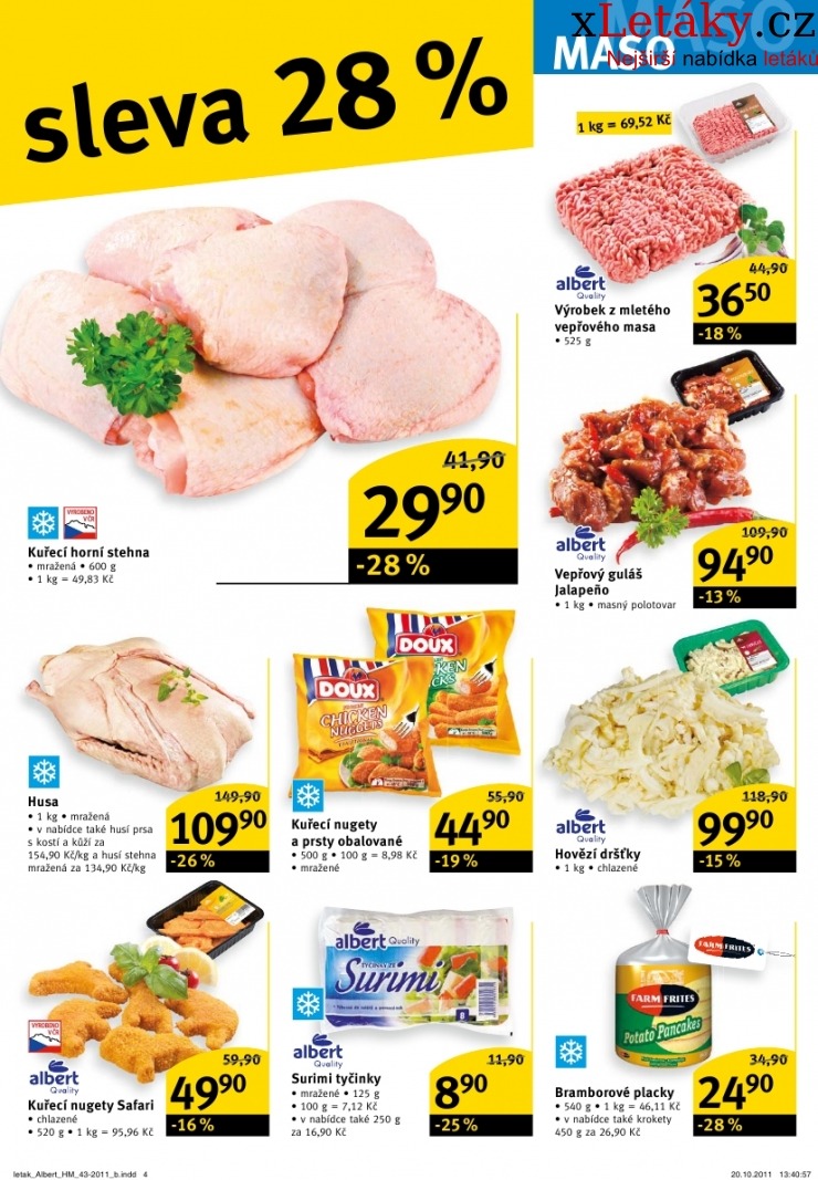 leták Albert Hypermarket leták strana 1 leták Albert Hypermarket leták strana 1