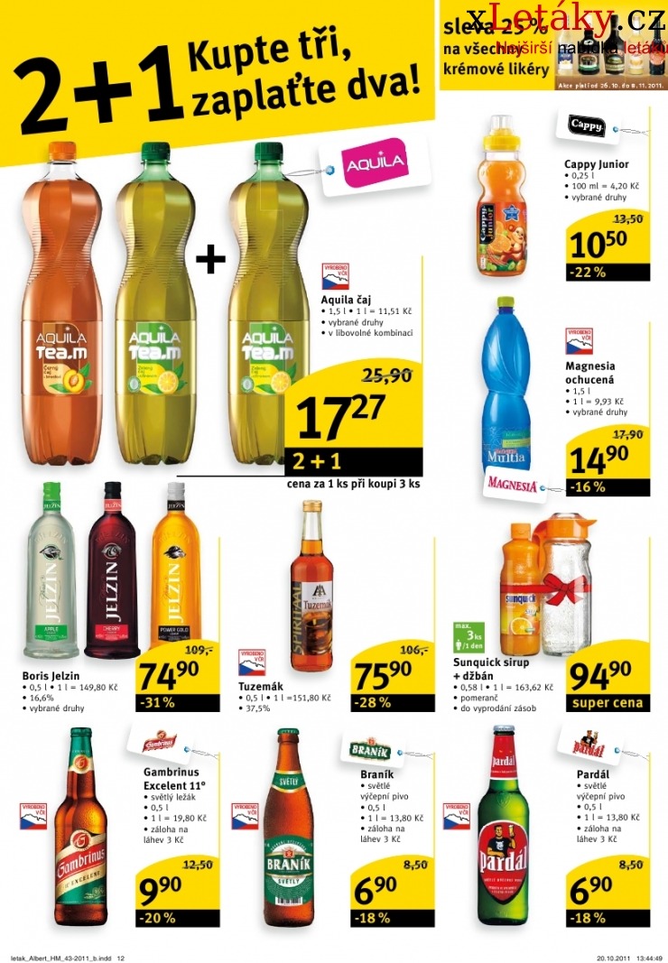 leták Albert Hypermarket leták strana 1 leták Albert Hypermarket leták strana 1
