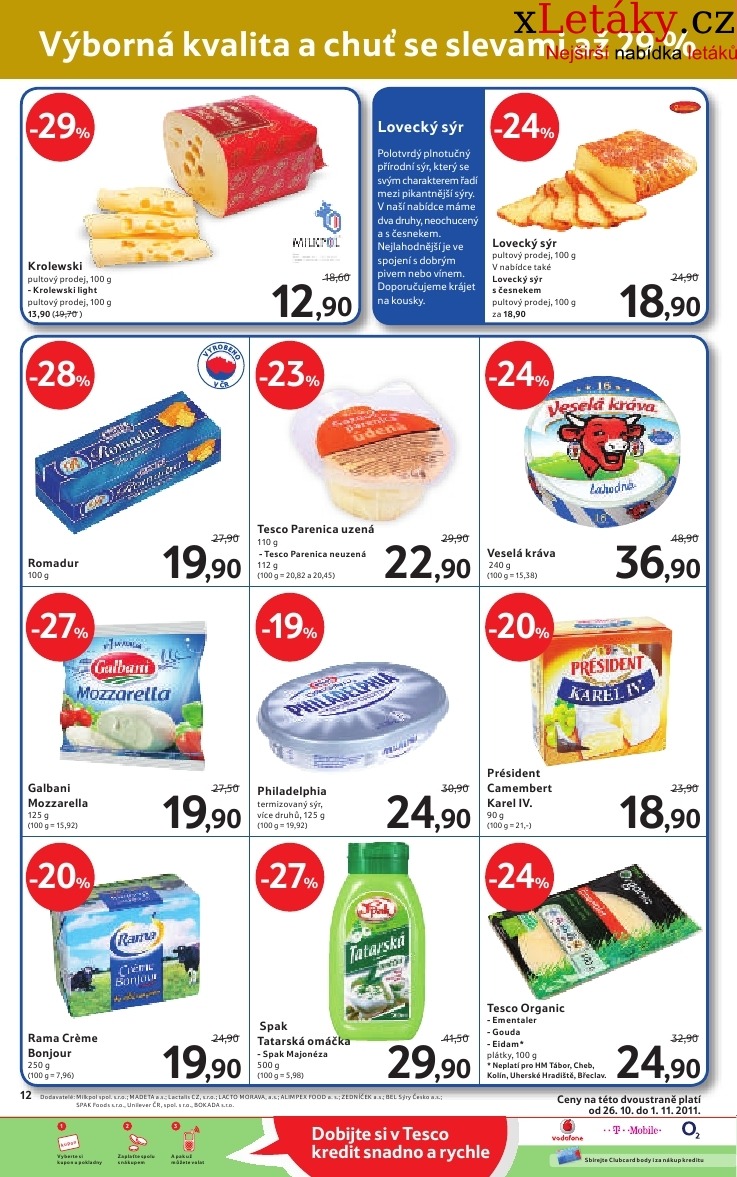 let�k Tesco aktu�ln� let�k strana 1